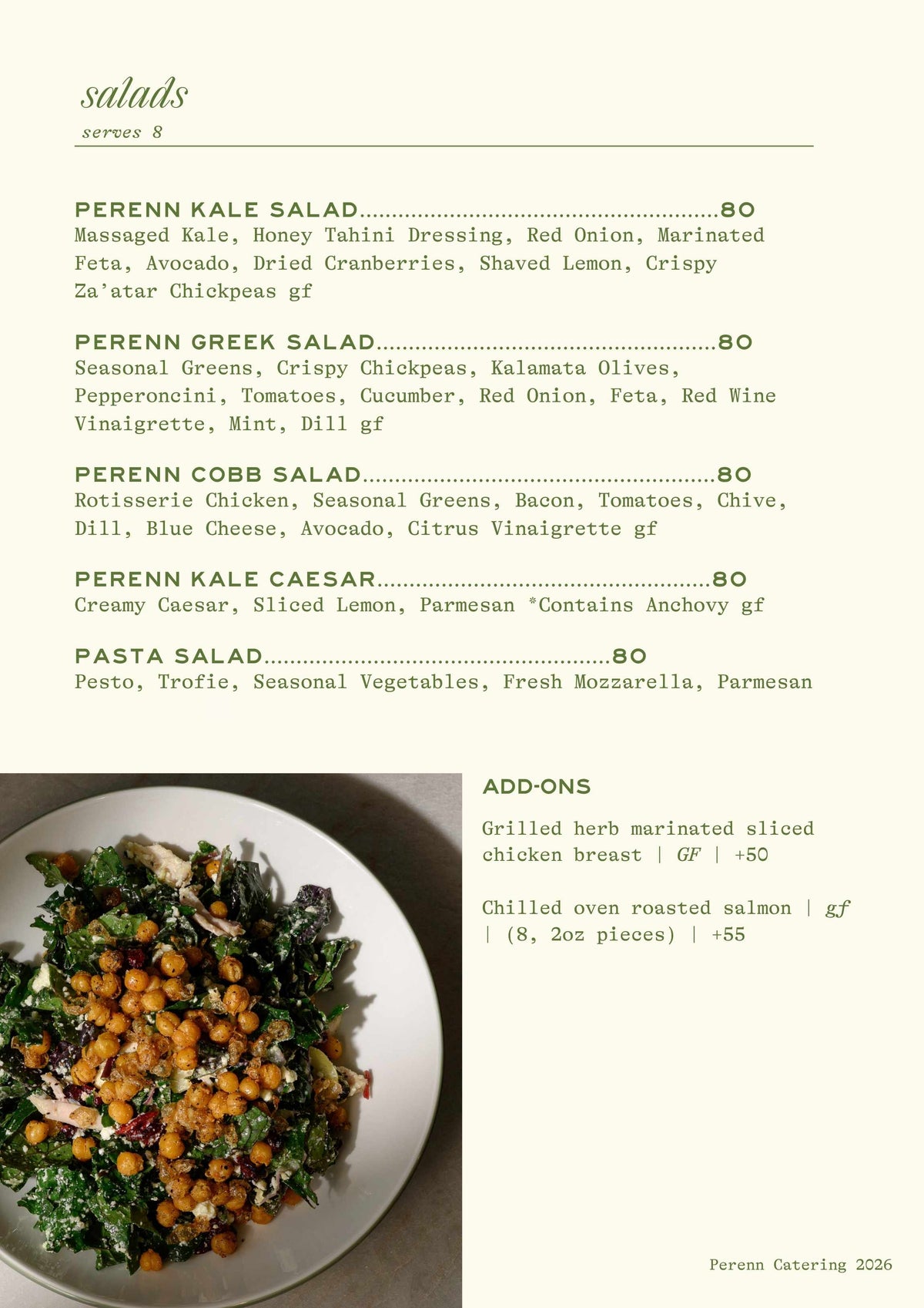 Nevada Catering – PerennBakery
