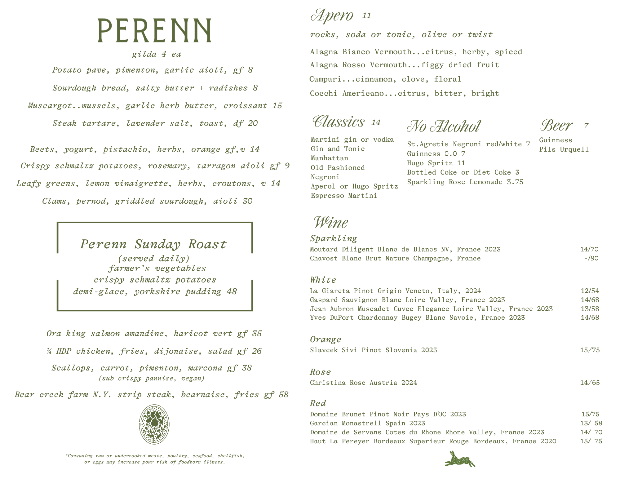 FRANKLIN MENU – PerennBakery